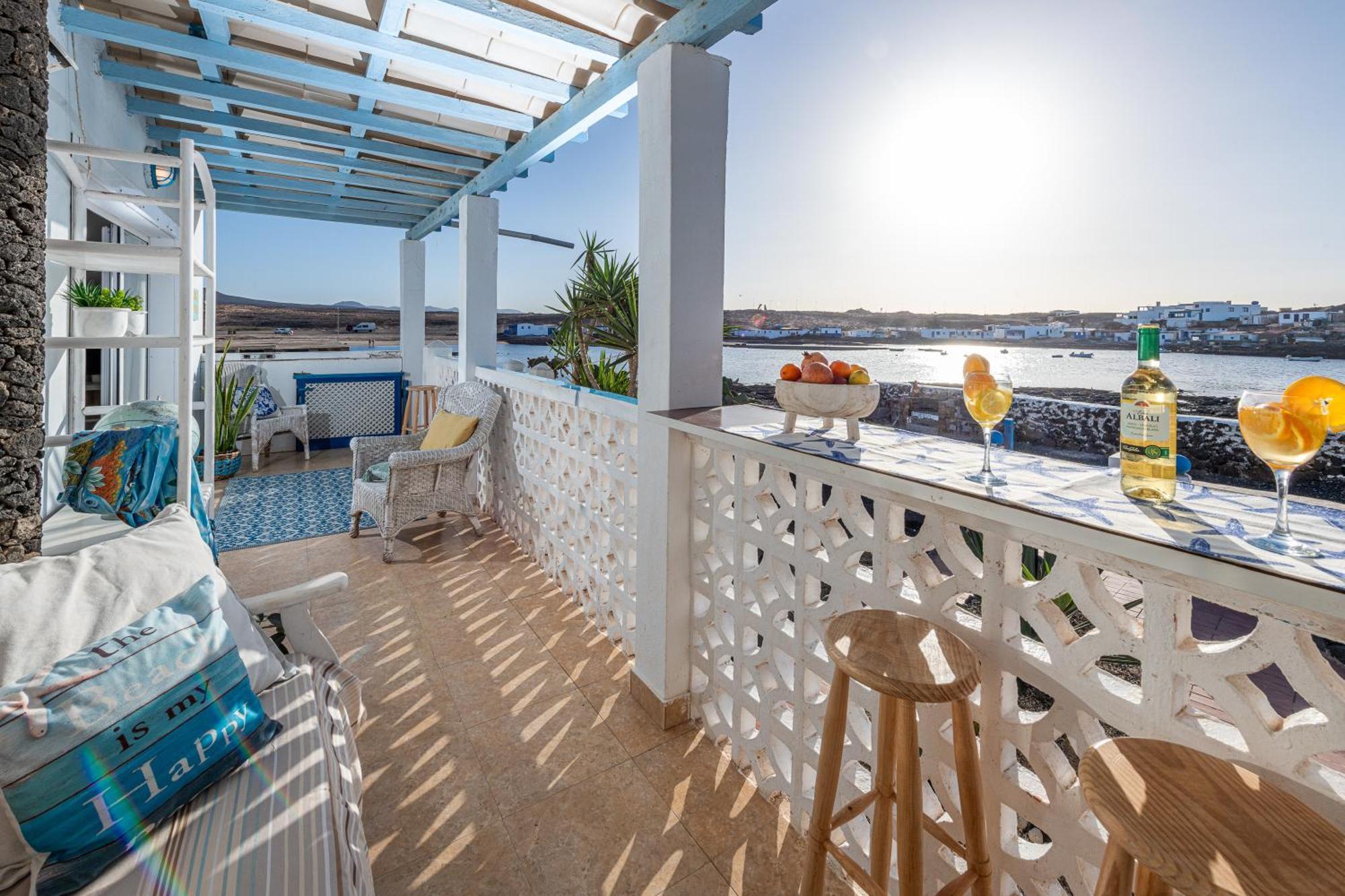 Beachfront Two Bedrooms House Casa Toral Majanicho Exterior foto
